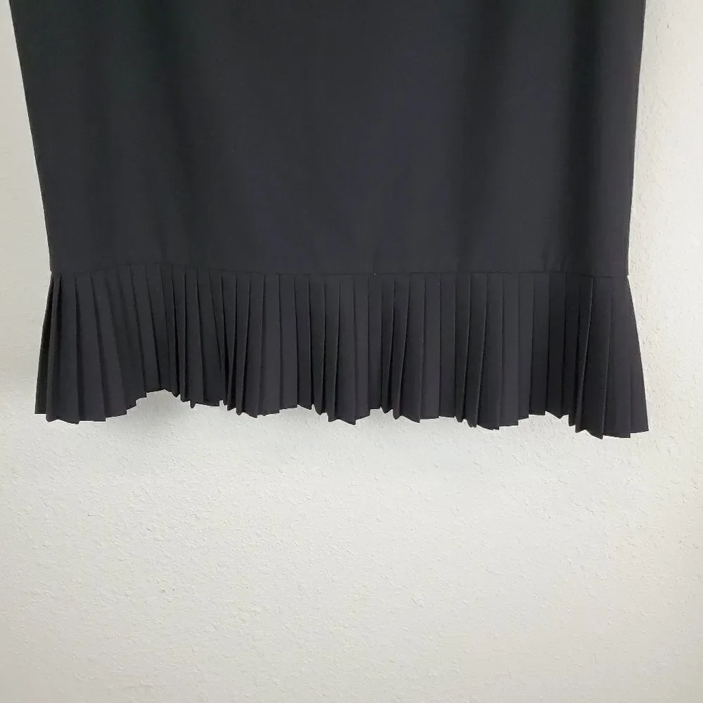 Alfani essentials black skirt micro pleat hem